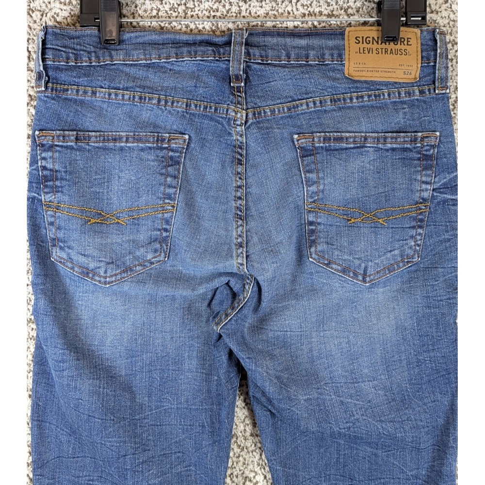 Levi's Signature S26 Skinny Jeans Men's 32x28‎ (Tag 34x30) Blue